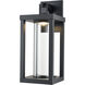 Dumont LED 18.01 inch Powder Coated Black Outdoor Wall Sconce